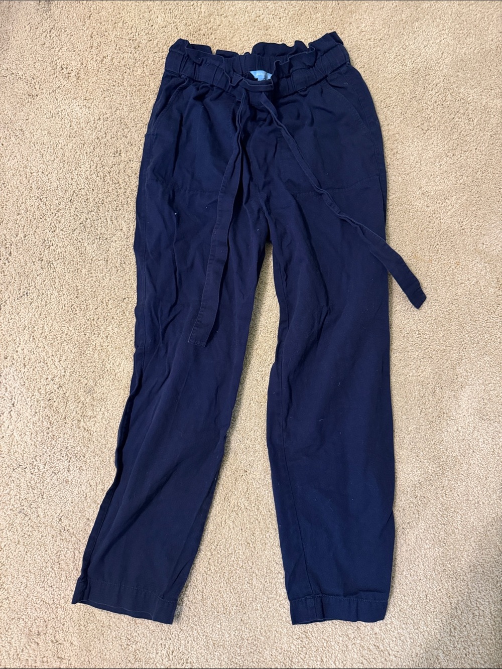 Draper James Navy Drawstring pant